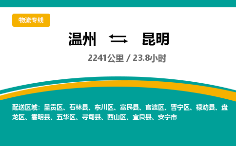 溫州到昆明官渡區物流專線 溫州到昆明官渡區物流專線